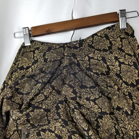 Tinseltown Skinny Jeans - Gold and Black print jeans - Size 7 - Picture 6 of 7